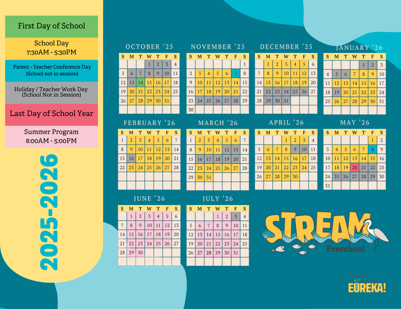 STREAM 2025-2026 Family Calendar