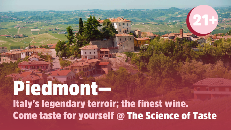 Science of Taste An Evening with Italian Piedmont Wines (Website)